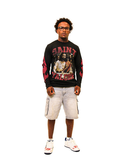“JESUS” Long Sleeve Black Tee