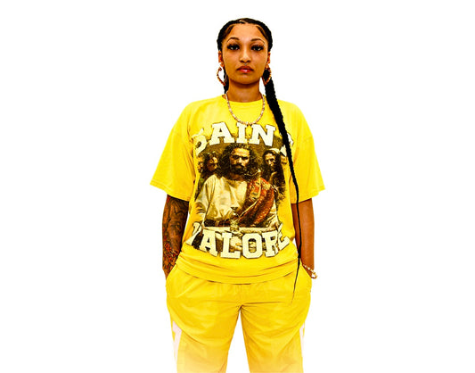 “JESUS” Short Sleeve Yellow Tee